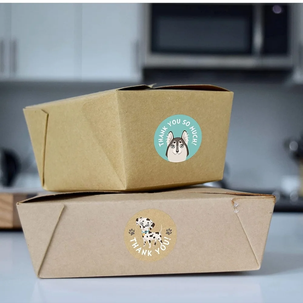 100 count new cute dog stickers